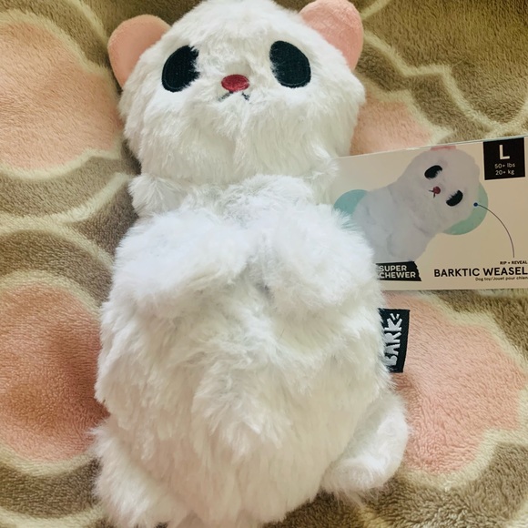 ❤️SOLD ON MERCARI❤️NEW BARK SUPER CHEWER BARKTIC WEASEL/WITH 2 BONUS RUBBER - Picture 8 of 9